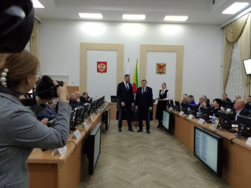 Вручение государственной награды депутату Саклакову в Забайкалье