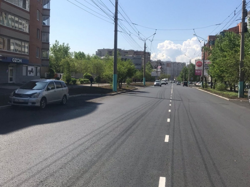 Ремонт дорог на Шилова и Крымской в Чите закончат раньше на полгода