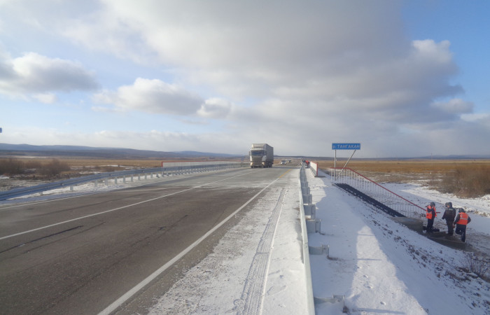 Завершился ремонт моста через реку Тангакан на федеральной трассе «Байкал»