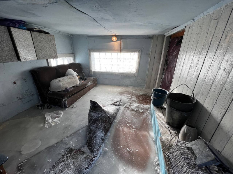 Грунтовые воды в Забайкалье затопили дом 