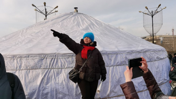 Участница митинга против QR-кодов Савватеева не знает, из-за чего её вызвали в полицию
