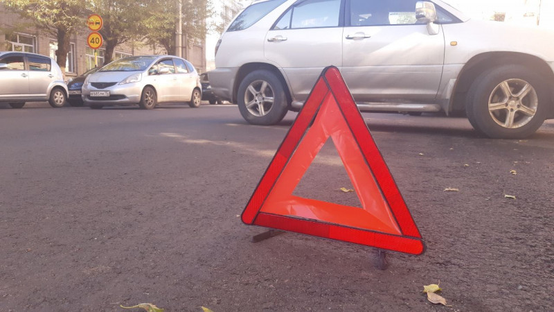 Два автомобиля столкнулись в районе Засопки в Чите